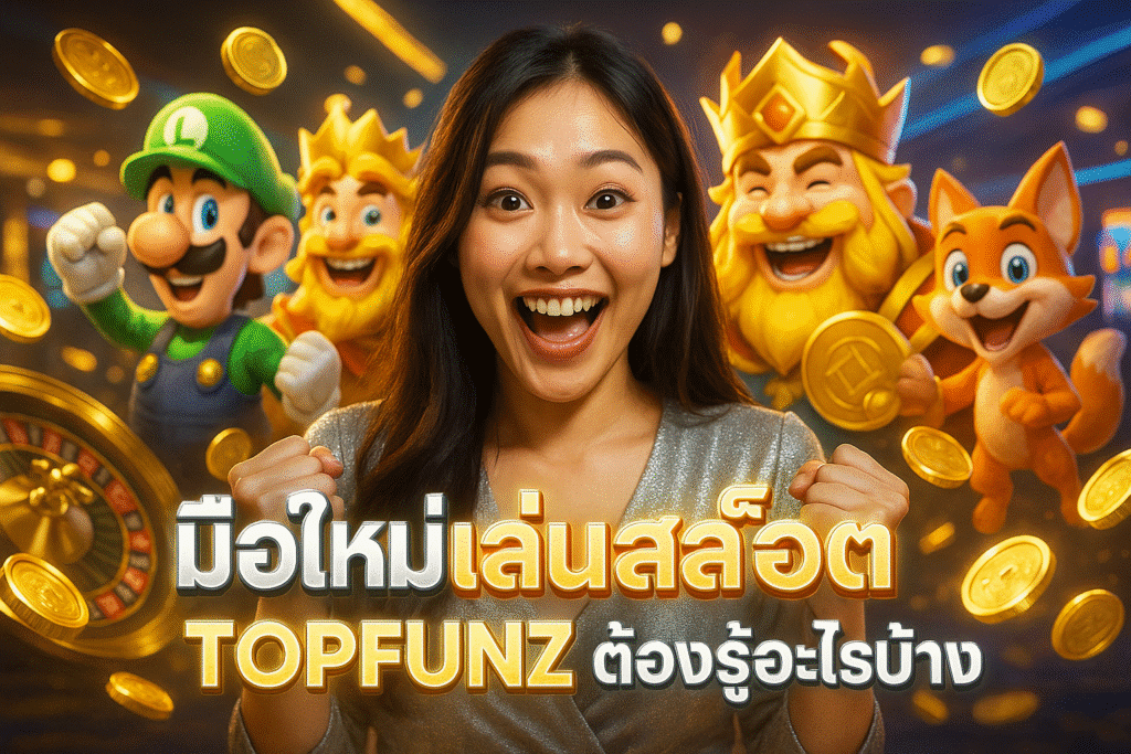 มือใหม่เล่นสล็อต TOPFUNZ ต้องรู้อะไรบ้าง