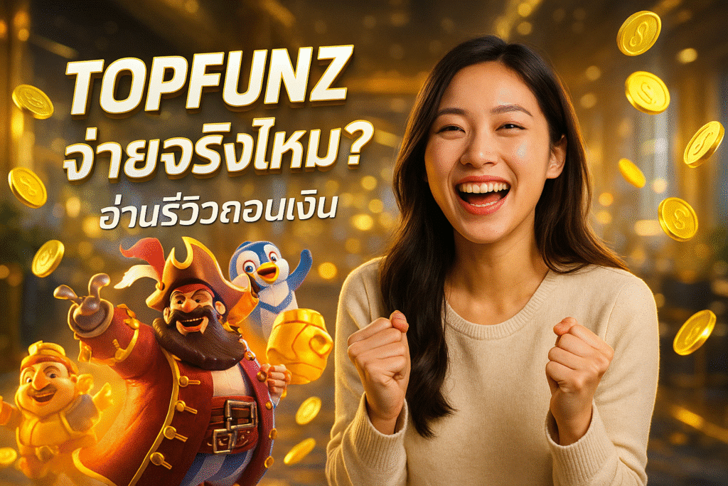 TOPFUNZ จ่ายจริงไหม? อ่านรีวิวถอนเงิน