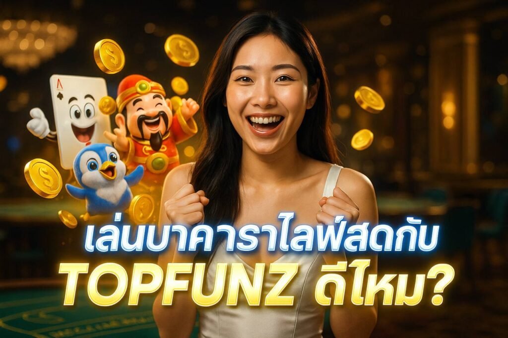 เล่นบาคาร่าไลฟ์สดกับ TOPFUNZ ดีไหม?